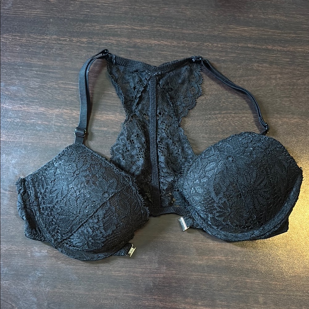 Auden Black Lace Underwire Bra